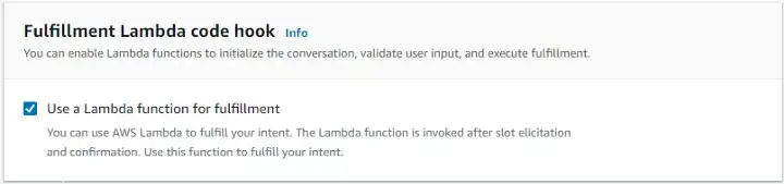 Attach lambda function